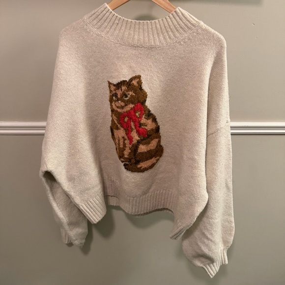 American Eagle Outfitters Sweaters - 🐱 American Eagle Cat Sweater XXL Cozy